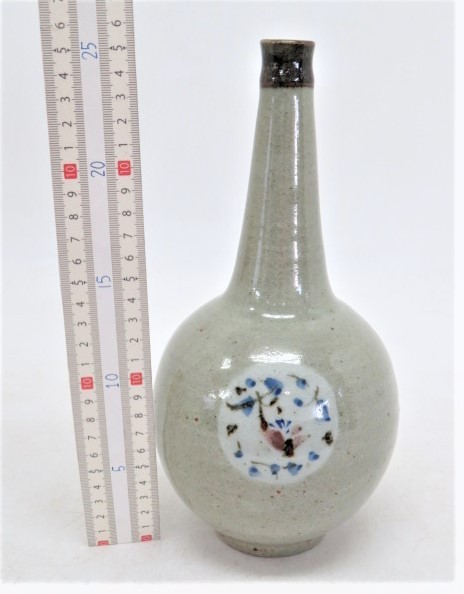 yoky9963-11 132 未使用 福原達郎 徳利 壺 益子焼 陶芸 伝統工芸品 共 