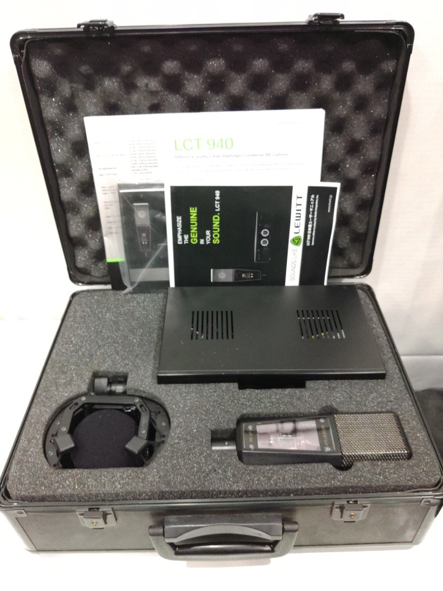 LEWITT LCT940 コンデンサーマイク　真空管　FET
