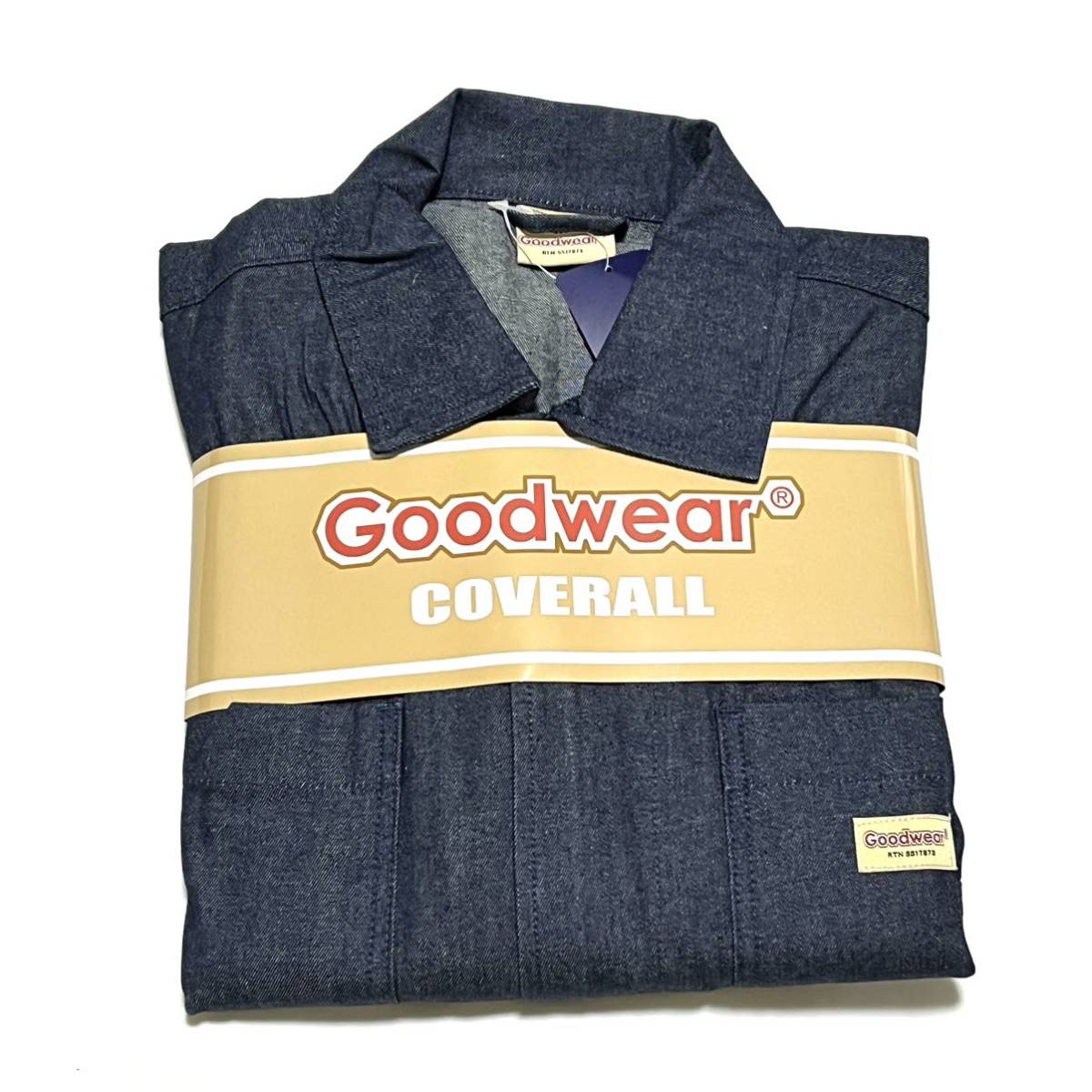 つなぎ カバーオール メンズ Goodwear ワークウェア ツナギ グッドウェア T&frasl;Cツイル生地 デニム グッドウエア 新品Goodwear | 送料無料[18][MT][A][C][D]SHOT L SHOT（ショット） オーバーオール・つなぎの人気