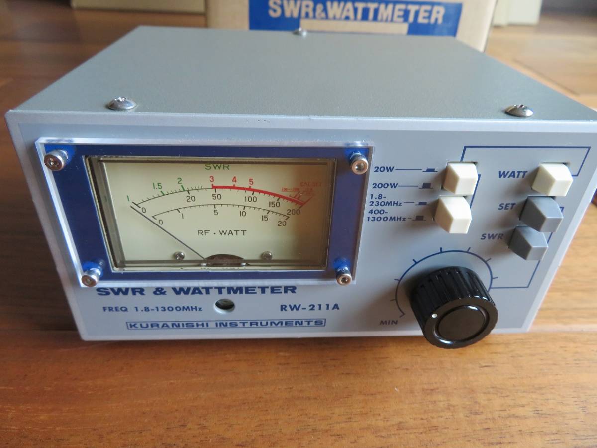 アマチュア無線　SWRメーター　クラニシ　RW２１１A　