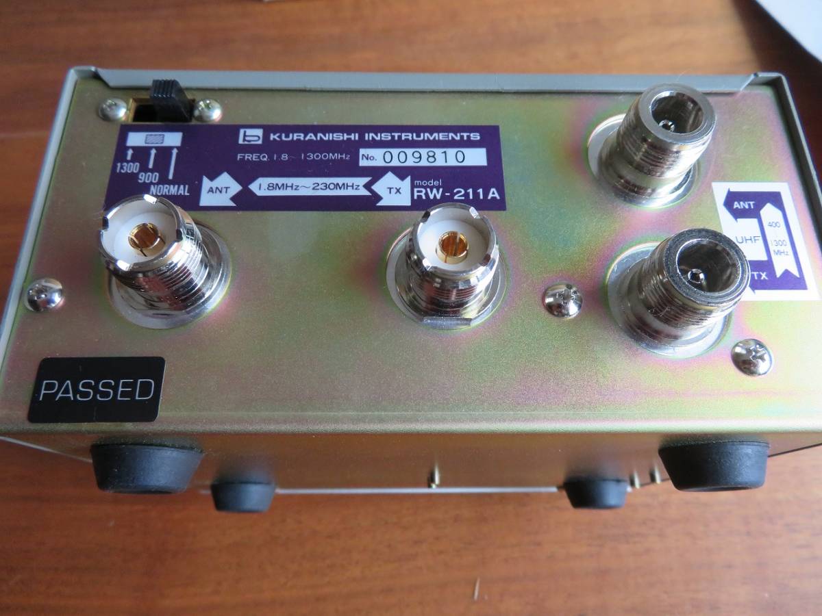 アマチュア無線　SWRメーター　クラニシ　RW２１１A　