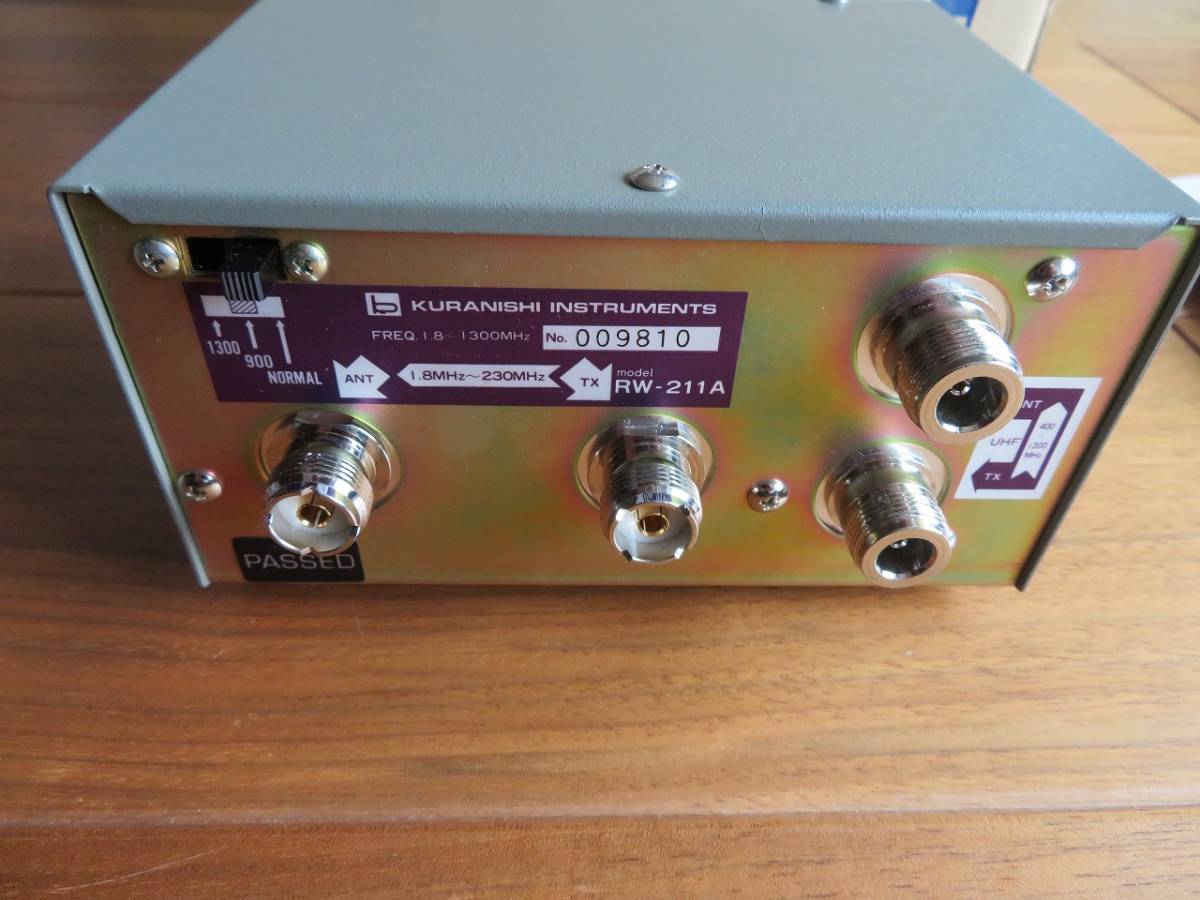 アマチュア無線　SWRメーター　クラニシ　RW２１１A　