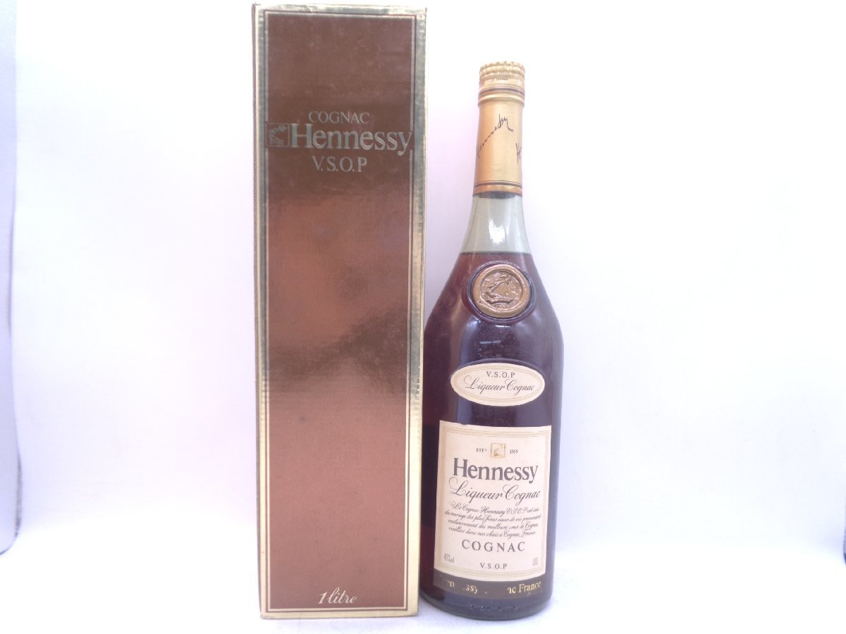 未開栓即決○Hennessy V.S.O.P ヘネシー コニャック 古酒 未開栓
