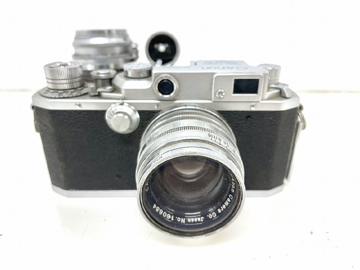 キングラム[07] ジャンク★Canon IIS改 CANON LENS 50mm F1.8 / 35mm F2.8 / 35mmスコープ【送料無料】@459