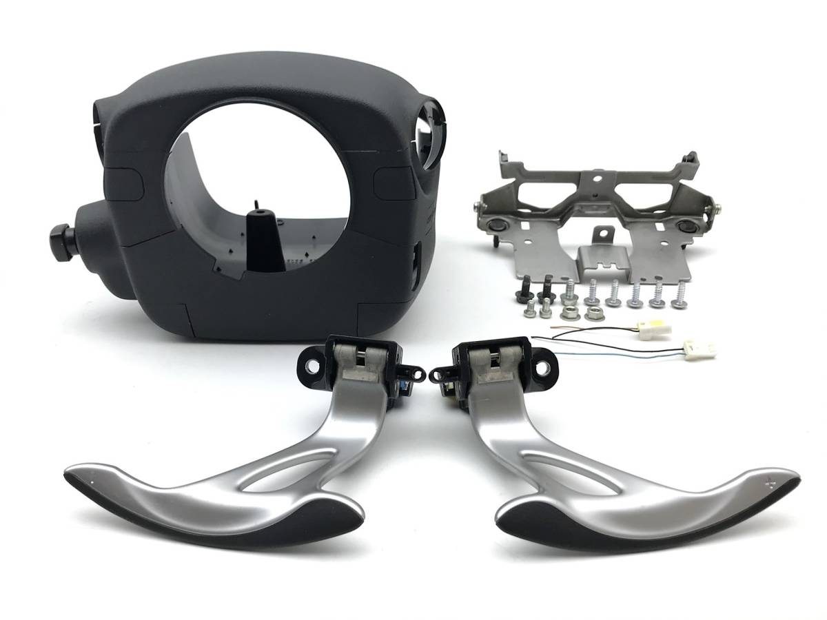 良品♪ 希少 フーガ Y51 KY51 370GT タイプS 純正 コラムカバー パドルシフト カットハーネス付 動作OK/即決/即納/割れなし