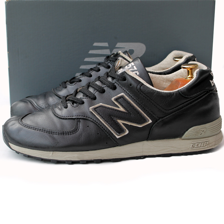 LIMITED EDITION★ニューバランス NEW BALANCE★レザースニーカー US8.5＝26.5 LM576BKU イングランド製 ローカットスニーカー メンズ i153