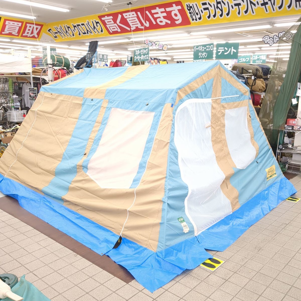 OGAWA_CAMPAL 2173 ファミリーロッジ_タイプ173 フライ内側汚れ多数