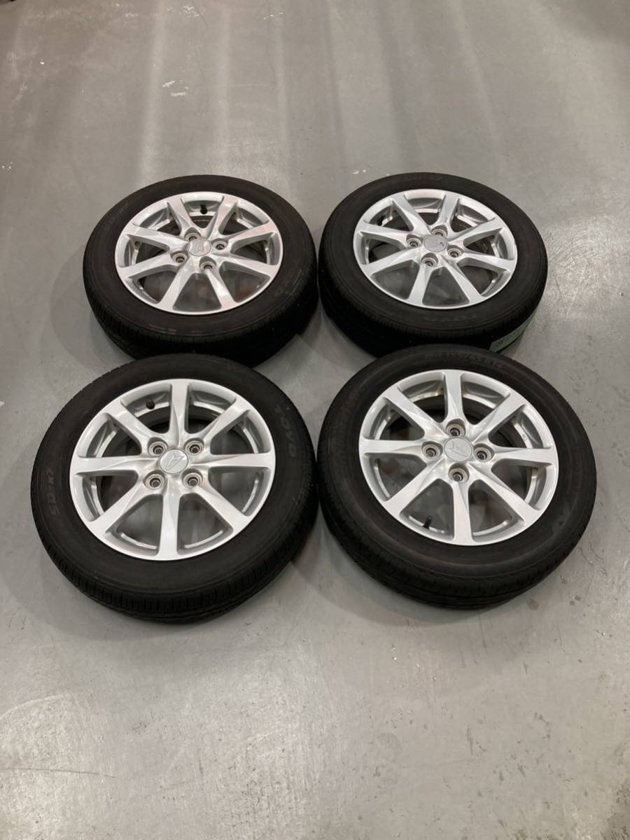 ダイハツ 純正 アルミホイール 14×4.5J 4H +45 PCD100 155/65R14 残溝4