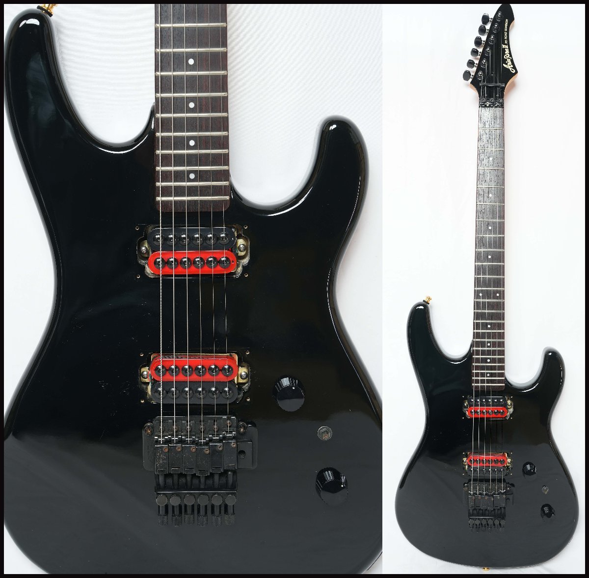 ☆Aria Pro II☆RS Road Warrior-DF BLACK(改) 80年代 日本製 アリアプロ