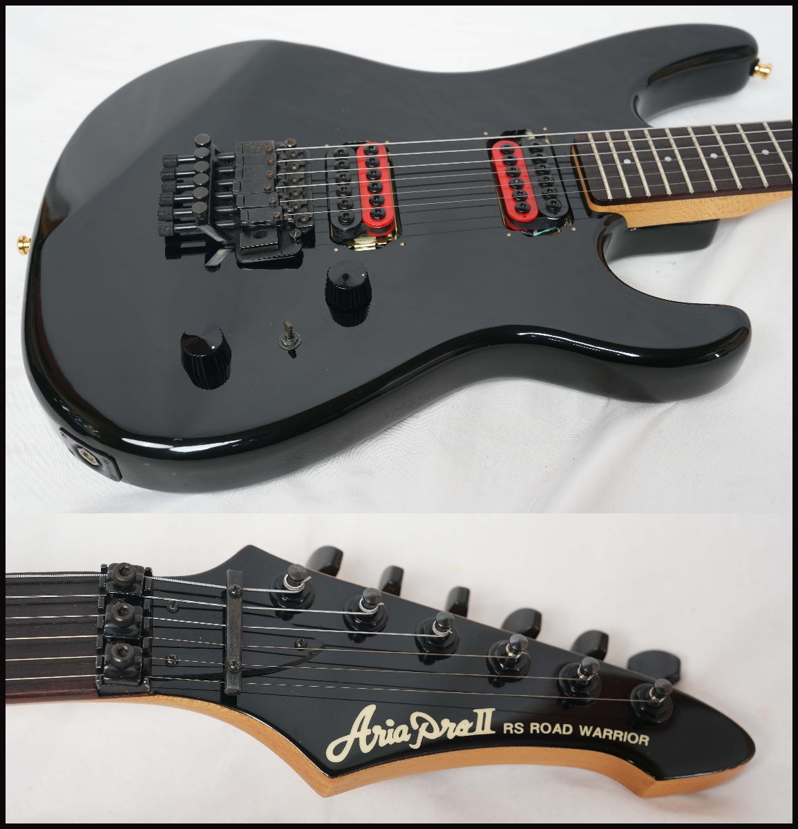☆Aria Pro II☆RS Road Warrior-DF BLACK(改) 80年代 日本製 アリアプロ