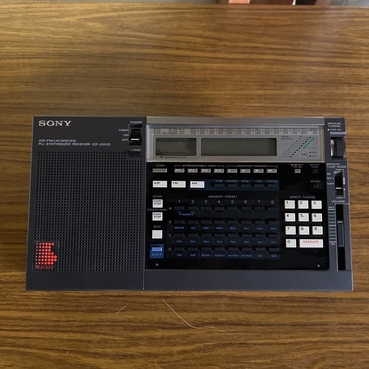 1円〜 SONY ソニー ICF-2001D AM/FM/LW/MW/SW PLLシンセサイザー
