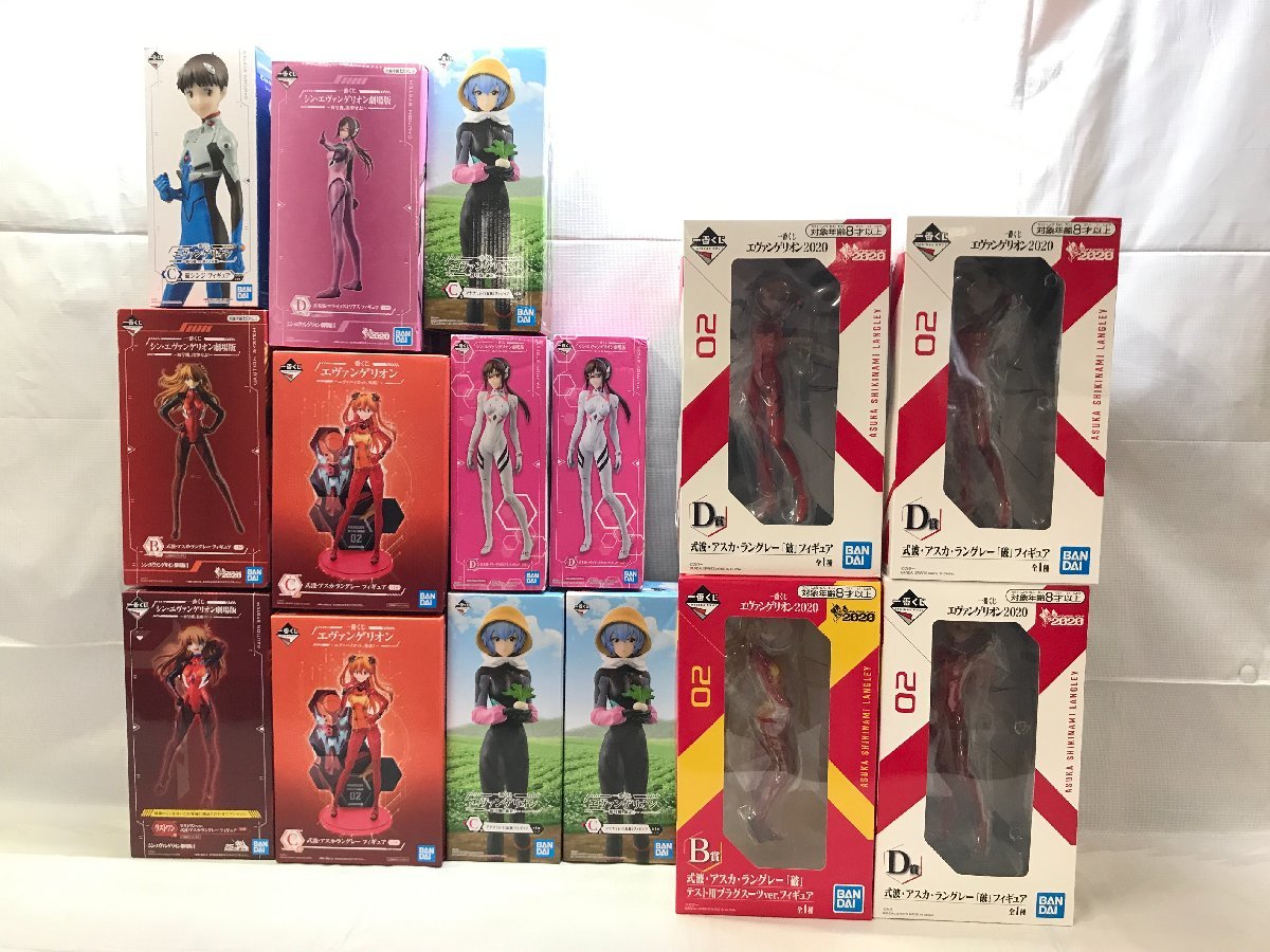 一番くじ エヴァンゲリオン フィギュア 1円～ 未開封 一番くじ エヴァンゲリオン フィギュア まとめ ラストワン / B賞 アスカ Ｃ賞 シンジ アヤナミレイ D賞 マリ 等 [31]良品