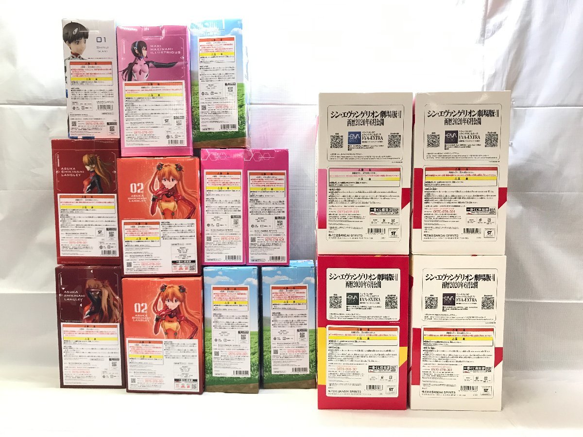 一番くじ エヴァンゲリオン フィギュア 1円～ 未開封 一番くじ エヴァンゲリオン フィギュア まとめ ラストワン / B賞 アスカ Ｃ賞 シンジ アヤナミレイ D賞 マリ 等 [31]良品