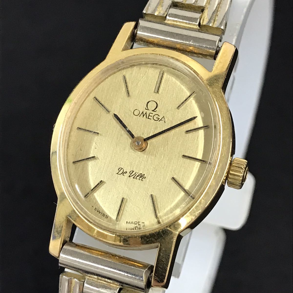 ☆43674 オメガ OMEGA DEVILLE デビル オーバル 511.0411 手巻き HW