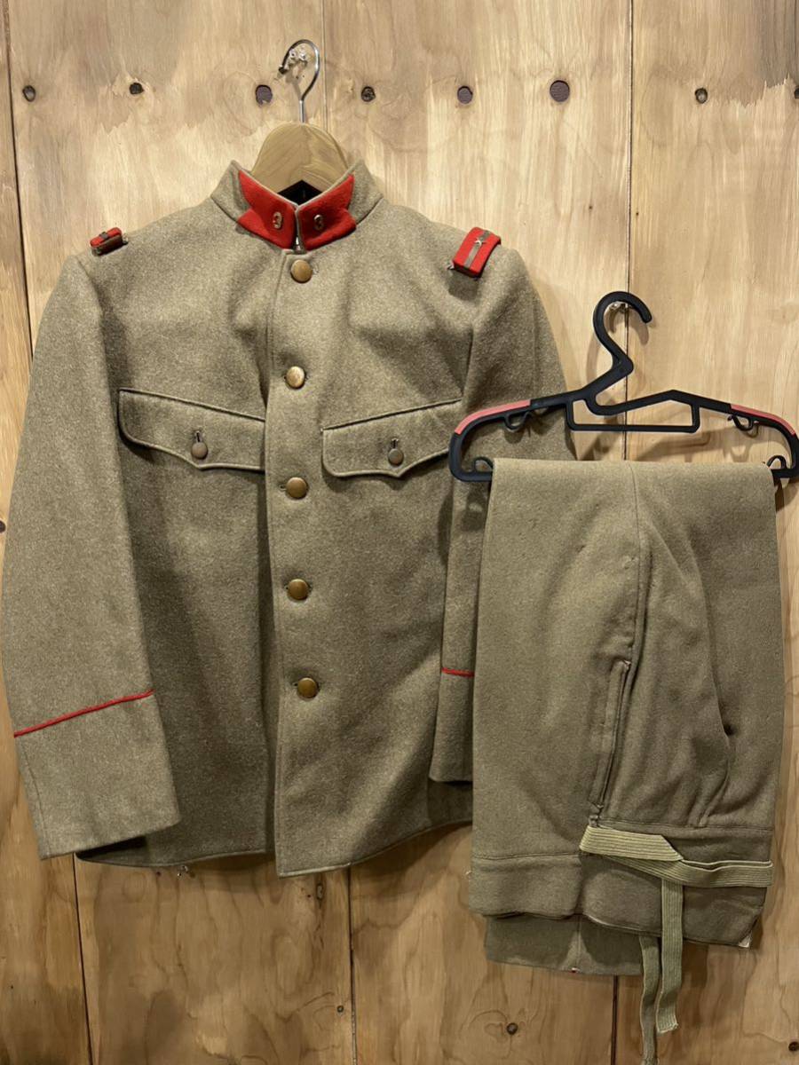 旧日本軍 軍服 将校用？ズボン3着 61 旧日本軍 軍服 上着
