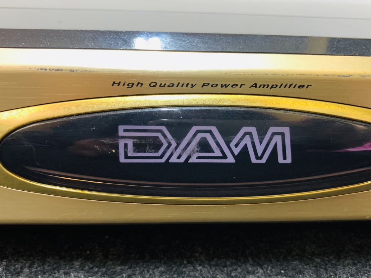 DAM 第一興商 パワーアンプ DAM-A200II カラオケ機器 動作確認済み