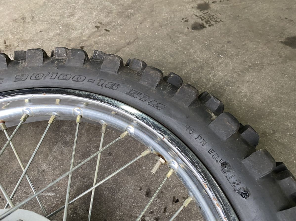 ホンダ リアホイール CRF100F XR100R 16インチ中古品 Yahoo