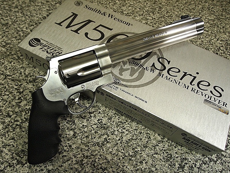タナカ GAS S&W M500 8.375in ステンレスジュピターfin/TANAKA