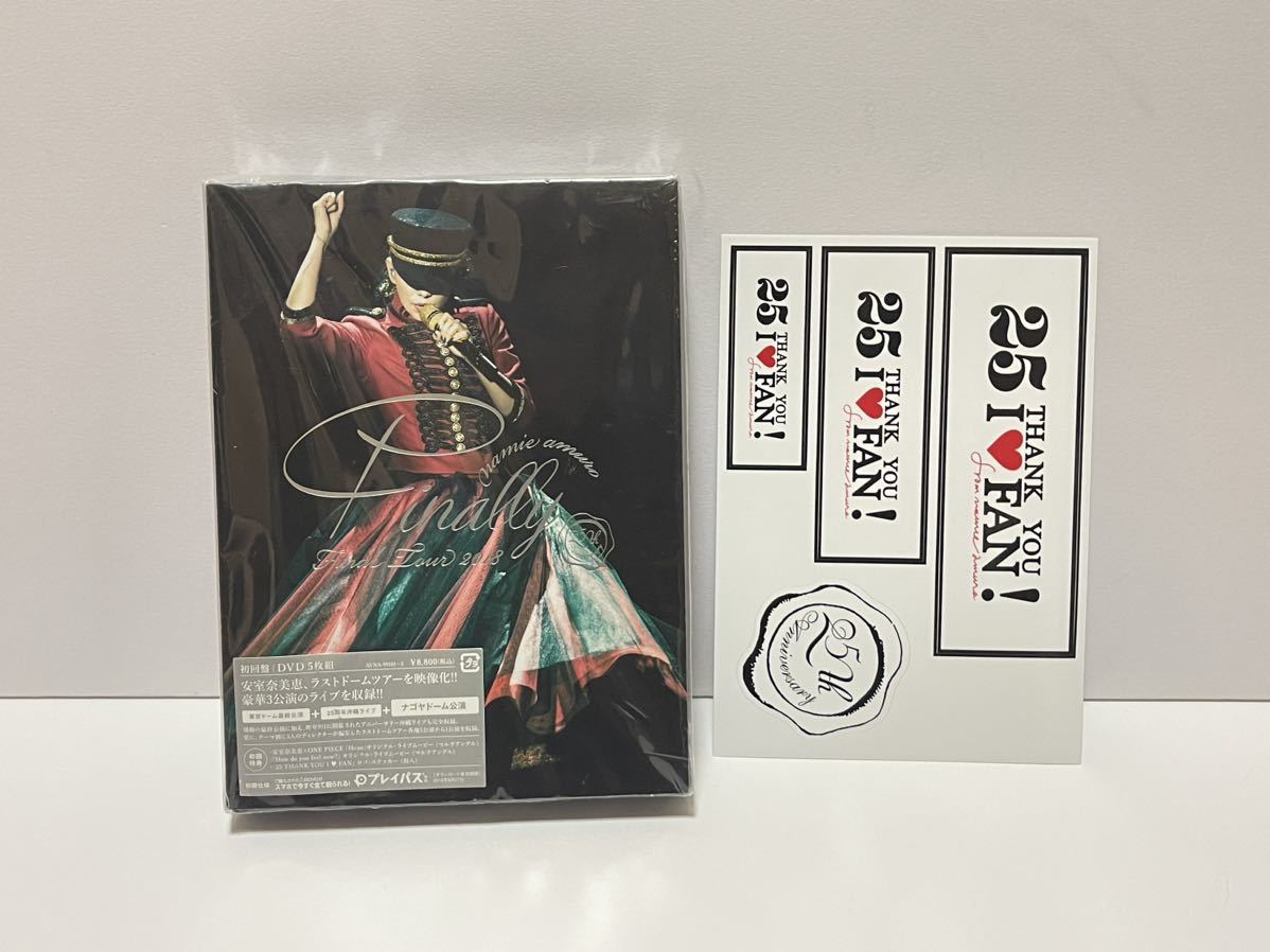 初回盤 安室奈美恵 LIVE DVD Finally Final Tour 2018 DVD5枚組 namie