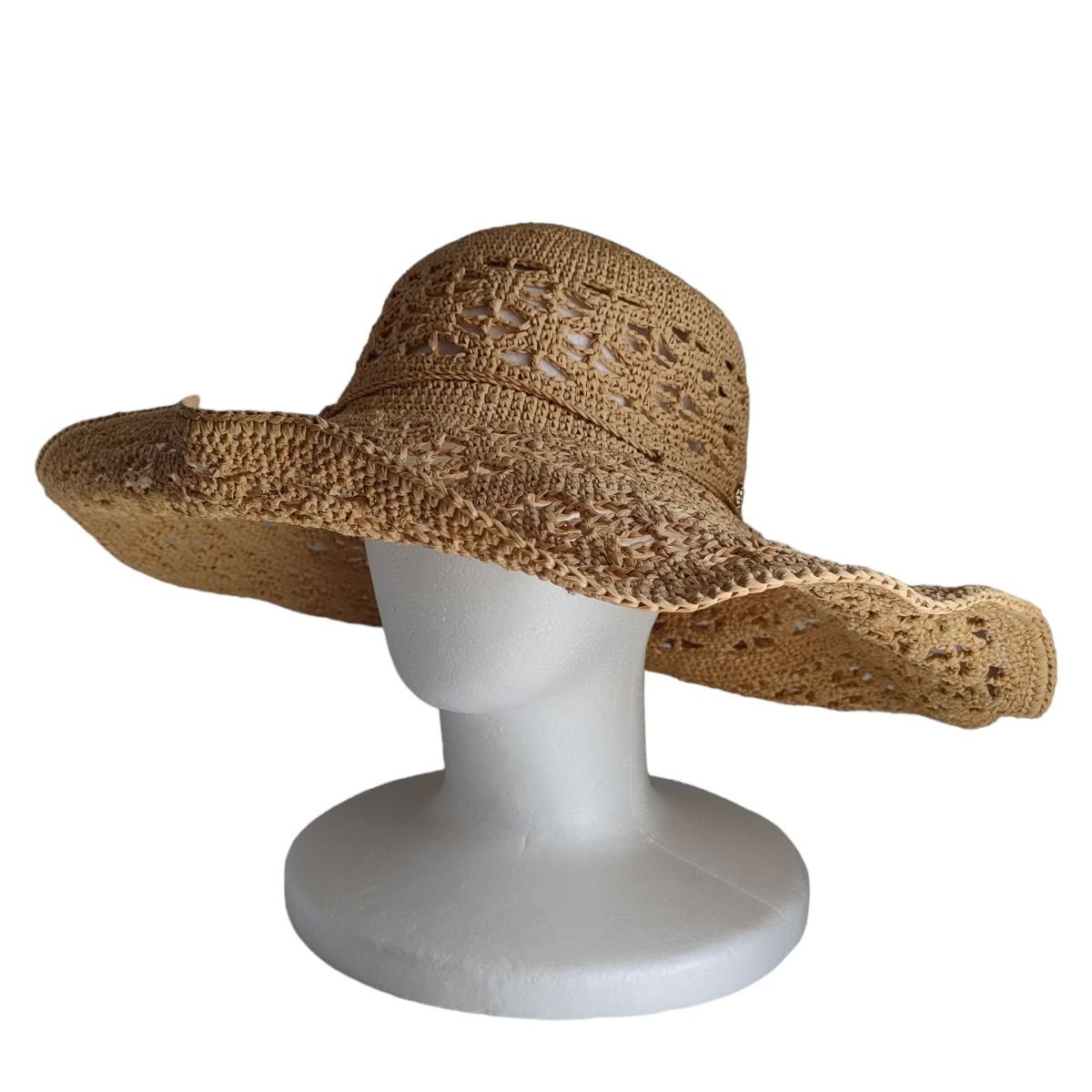 美品 HELEN KAMINSKI ヘレンカミンスキー ラフィア100% ハット 帽子