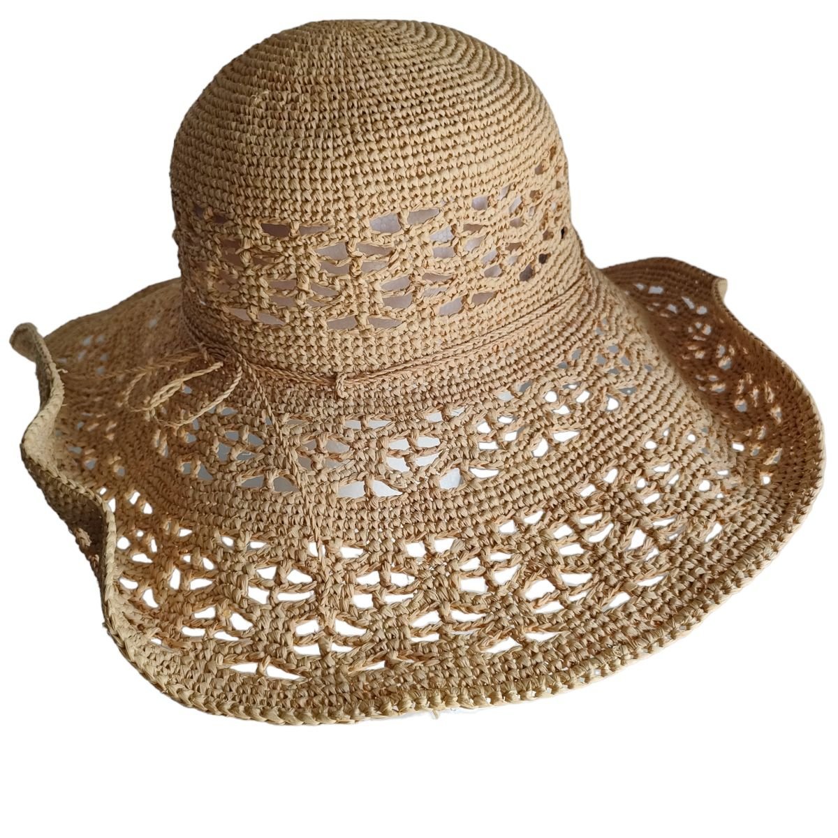 美品 HELEN KAMINSKI ヘレンカミンスキー ラフィア100% ハット 帽子