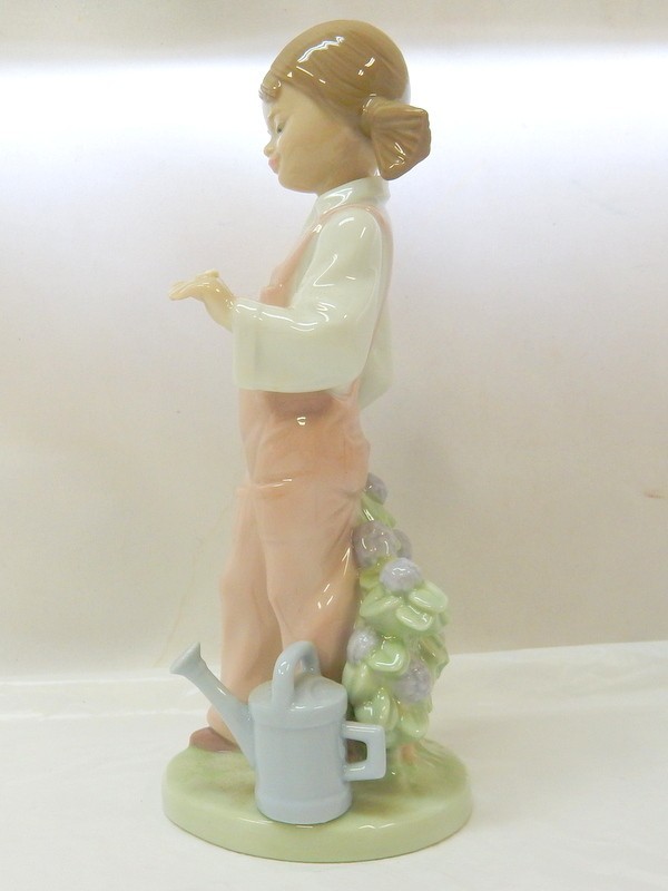 1000円スタート フィギュリン LLADRO リヤドロ #5217 【小鳥と話す少女