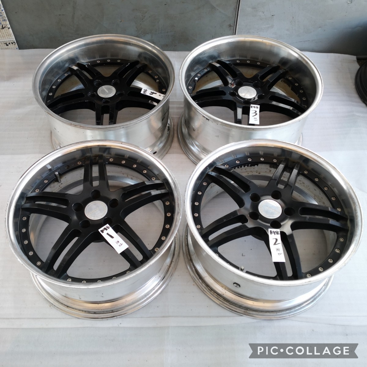 深リム]WORK ワーク グノーシス GS5 19in 9.0J +25 10.5J +25  