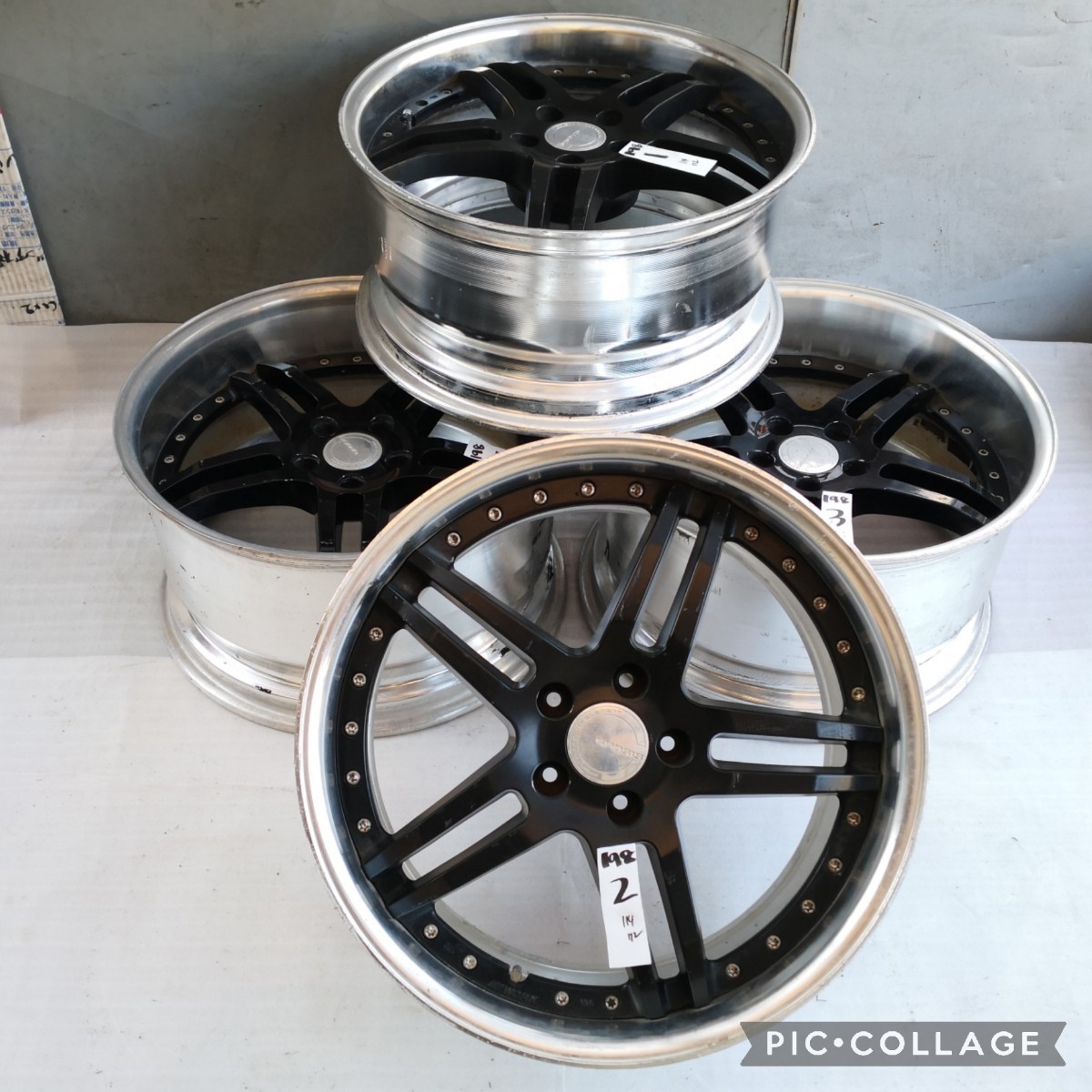 深リム]WORK ワーク グノーシス GS5 19in 9.0J +25 10.5J +25  