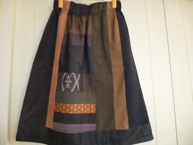 着物リメイク！ハンドメイド＊スカート＊ち１８