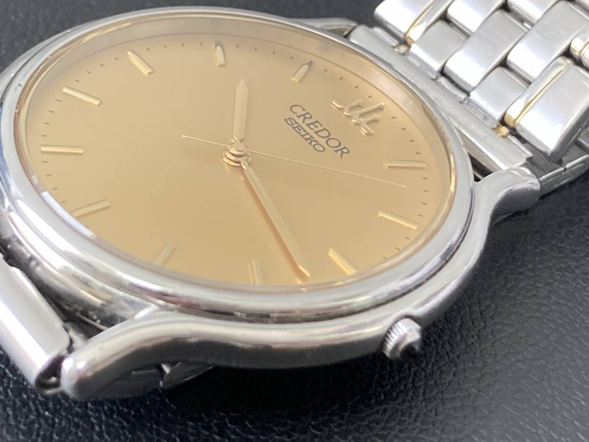 SEIKO CREDOR 8J81-6A30 セイコー クレドール 腕時計 ゴールド文字盤 