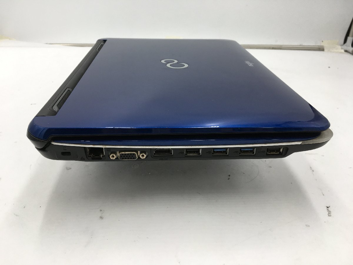 Fujitsu ノートPC ダークブルー ♪△【FUJITSU 富士通】ノートPC/Core i7 2630QM(第2世代)/HDD 750GB
