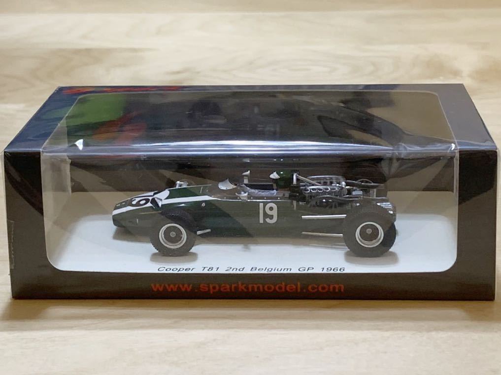 【新品：未開封】スパーク 1/43 クーパー T81 No.19 1966年 ベルギーGP 2位 / ヨッヘン・リント [S4805]