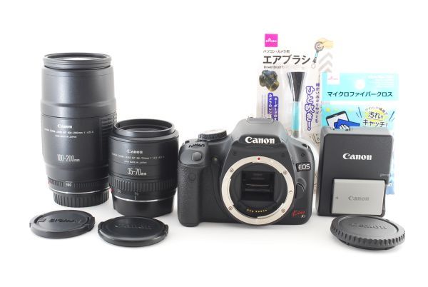 初心者人気☆Canon キャノン EOS Kiss X3 Wズームレンズセット Kiss