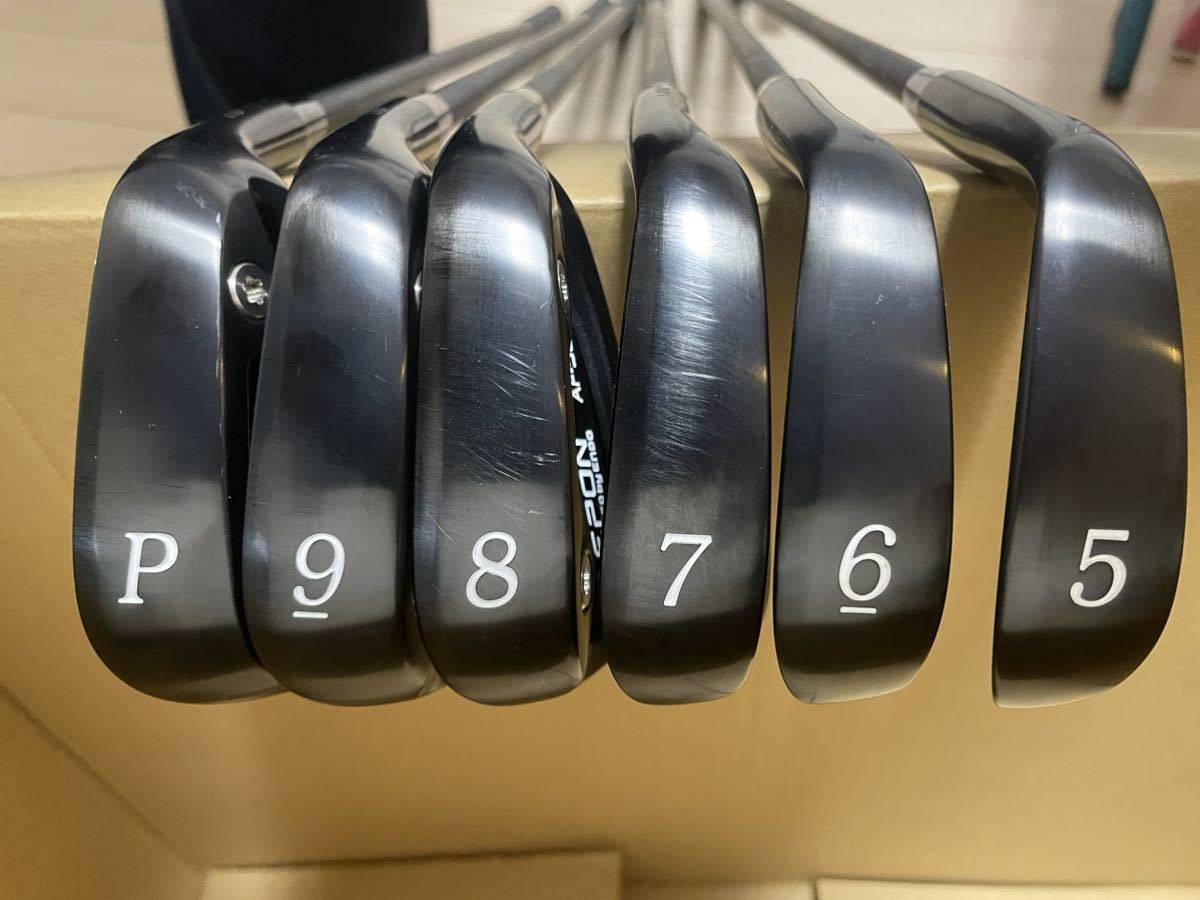 epon AF-505 アイアン BK 70th anniversary 5-P 6本セット NS PRO epon AF-505 アイアン BK 70th anniversary 5-P 6本セット NS PRO
