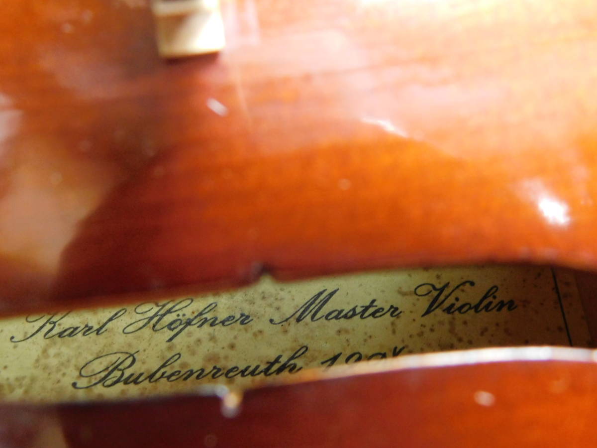 Karl Hofner Master Violin カール ヘフナー バイオリン KH66 KH-66 