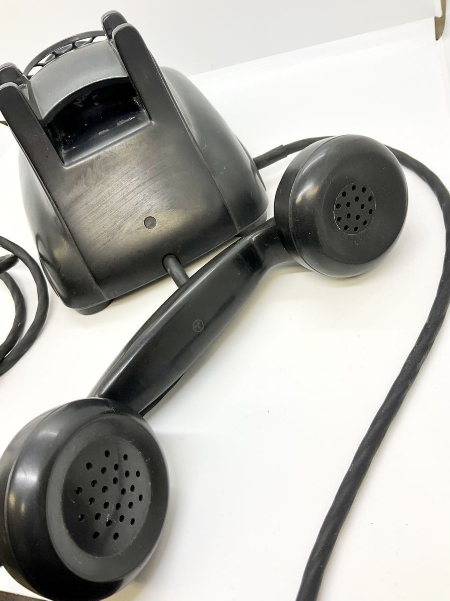 ◇ レトロ【黒電話】4号/C/共電式/電話機/昭和/岩崎通信機株式会社