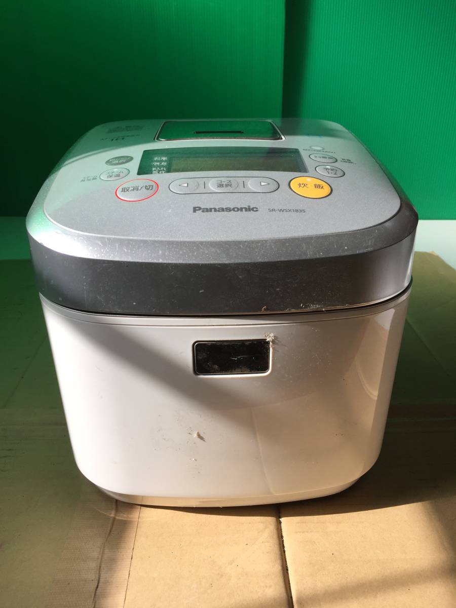 B598 通電OK/現状渡し☆売切☆Panasonic パナソニック スチーム&可変圧力IHジャー炊飯器 SR-WSX1835 2013年製