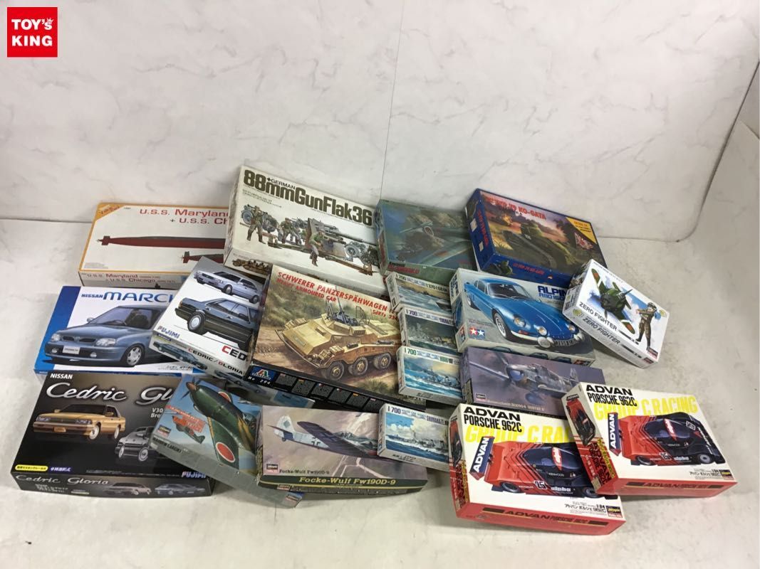 専用です 1円〜 同梱不可 ジャンク 1/24等 アドバン ポルシェ962C
