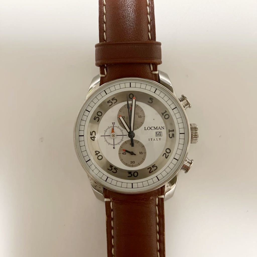 ▽【1円スタート】LOCMAN AISI316 腕時計 メンズ腕時計0349 Locman(ロックマン)