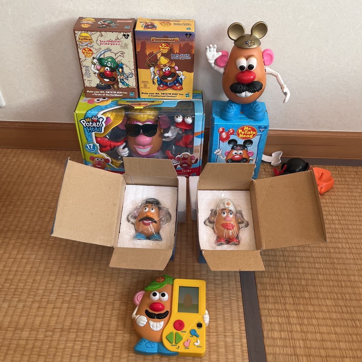 レア ポテトヘッド WDW 50周年ゴールドイヤーハット WDWパーツ箱 陶器