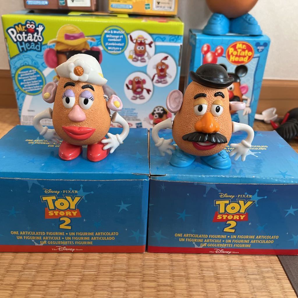 レア ポテトヘッド WDW 50周年ゴールドイヤーハット WDWパーツ箱 陶器