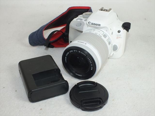 ★ Canon キャノン EOSkiss X7 デジタル一眼レフ EF-S 18-55mm 1:3.5-5.6 IS 中古 現状品 230401A8043