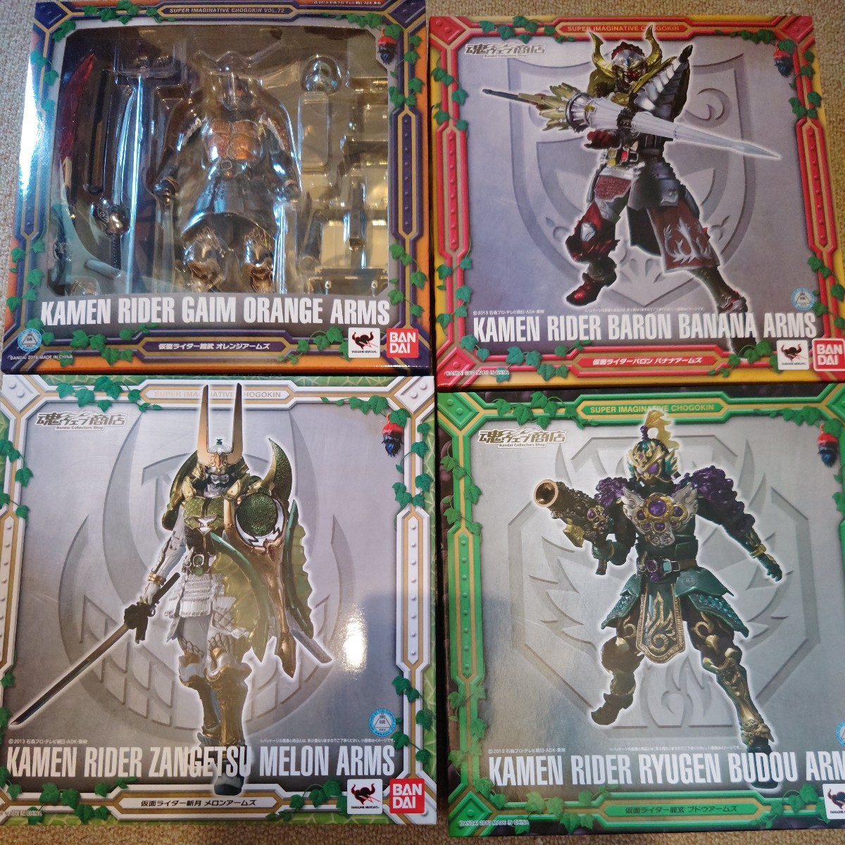 バンダイ S.I.C. 仮面ライダー 鎧武 オレンジアームズ バロン　斬月　龍玄 魂ウェブ商店 仮面ライダー鎧武 SIC