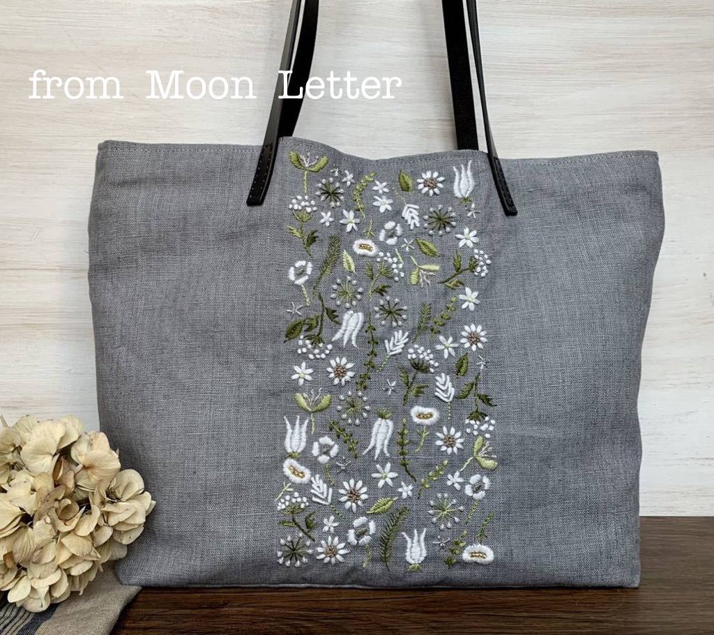  ハンドメイド リネン お花刺繍 肩掛けトートバッグ(女性用)｜売買されたオークション情報、yahooの商品情報をアーカイブ公開 - オークファン 女性用