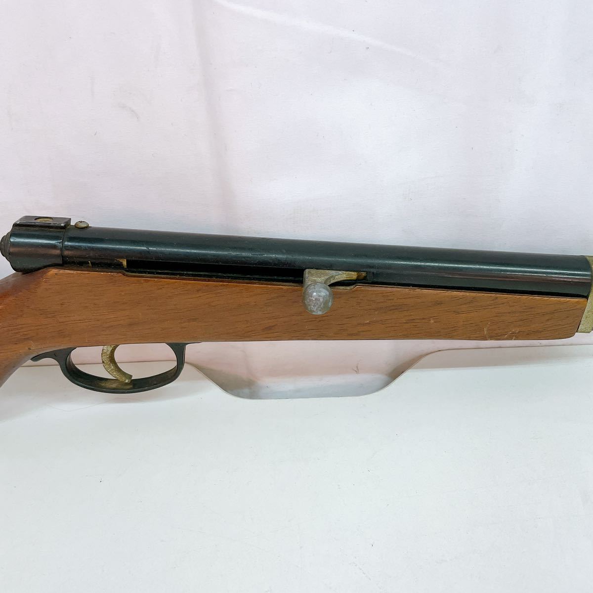 4AD22 モデルガン BS-52 木製 モデルガン ライフル 射的銃 コルク銃 