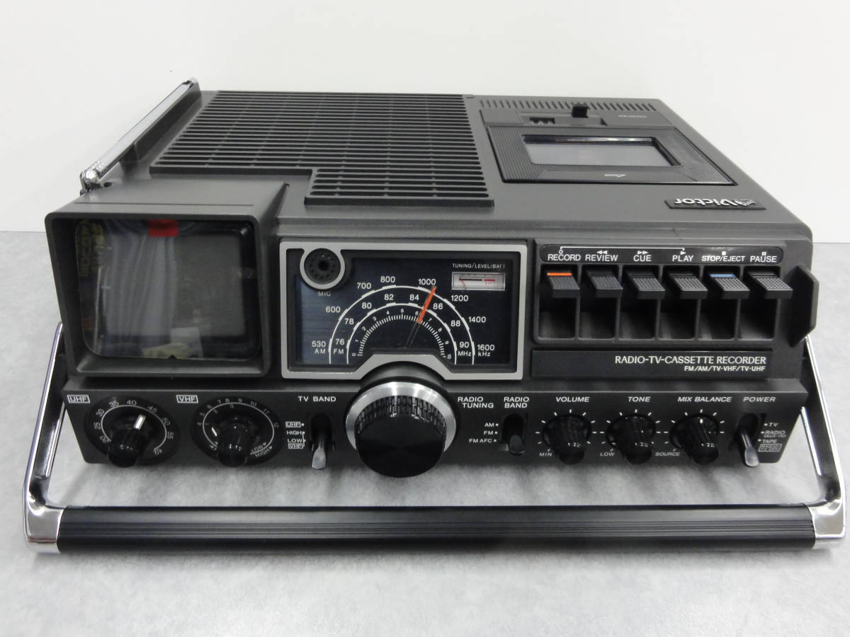 未使用品 VICTOR M-66 テレビ付きラジカセ 元箱付き 【公式通販】