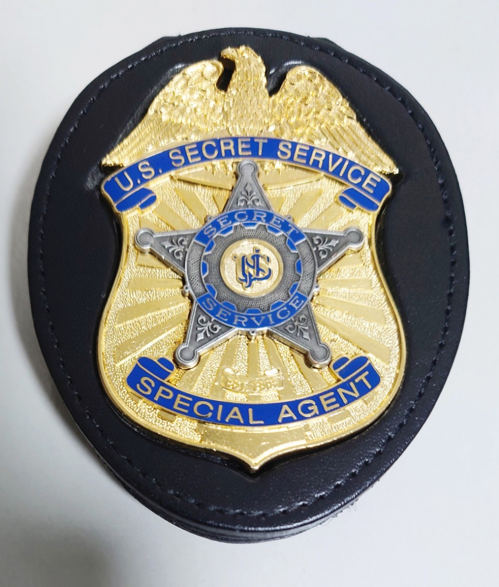 旧型　シークレットサービス　ポリスバッジ　USSS アクセスオーバーシーズ製 レプリカ ポリスバッジ U.S.SECRET SERVICE シークレットサービス 特別