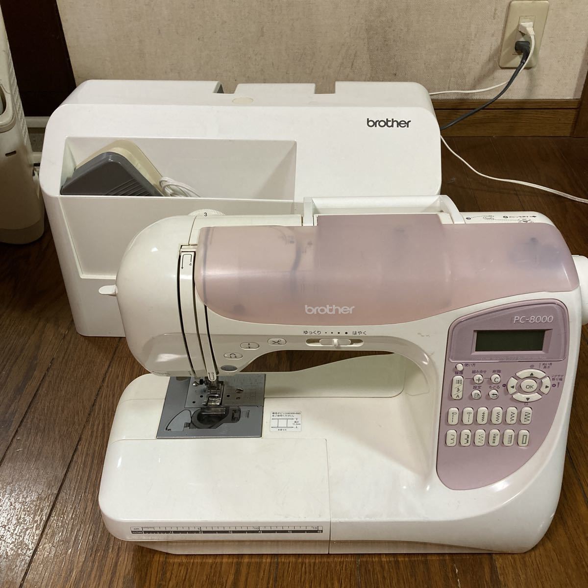 最新作，低価 brother ブラザー コンピューター ミシン PC-8000 フット 
