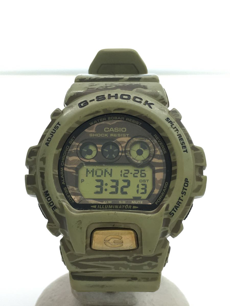 CASIO◆クォーツ腕時計・G-SHOCK/デジタル/ラバー/KHK
