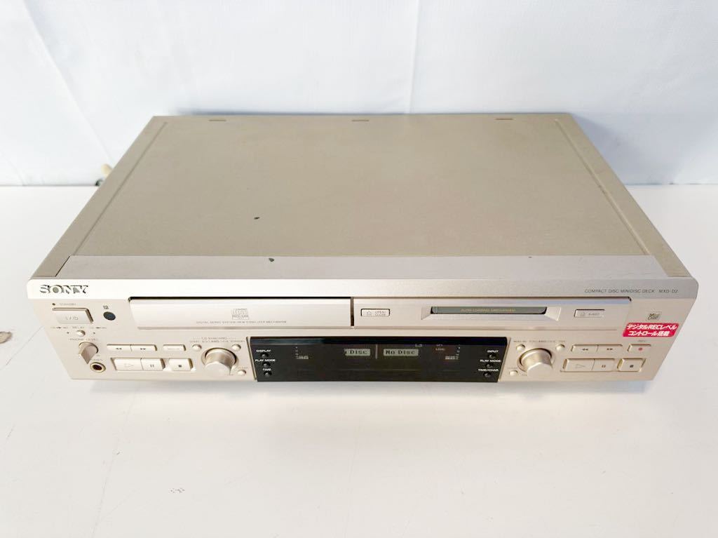 MXD-D2 SONY ソニー MDレコーダー⁄CDプレーヤー MDレコーダー 一体型